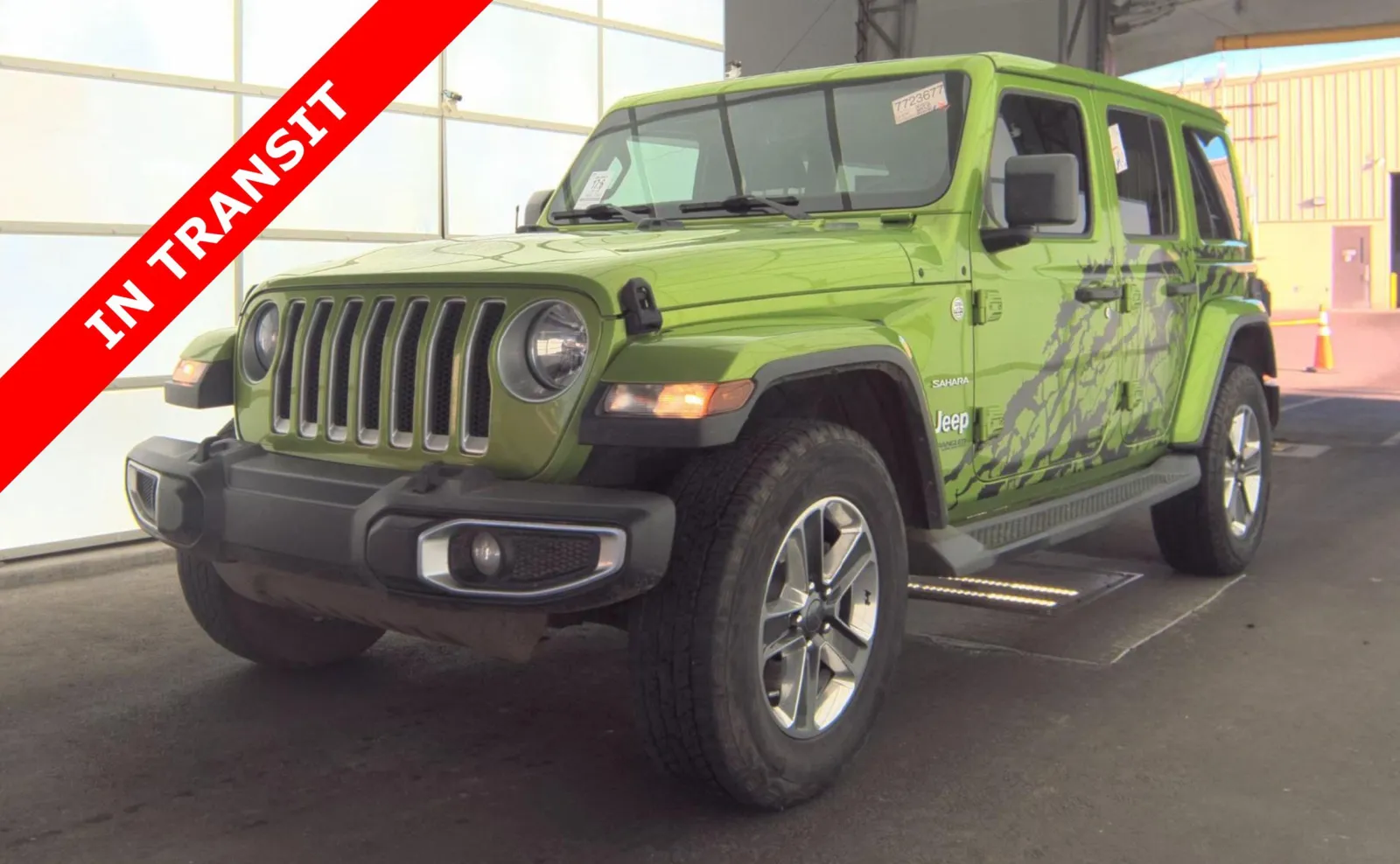 Green 2018 Jeep Wrangler Unlimited Sahara for sale in Alvin, TX