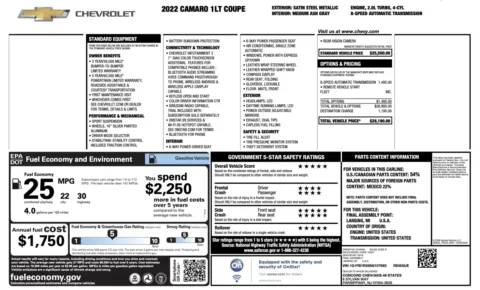 More photos of 2022 Chevrolet Camaro 1LT at Auto Boutique Texas, TX