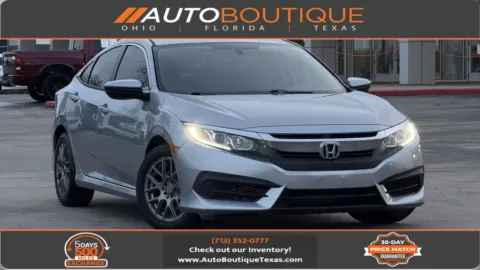 Blue 2017 Honda Civic Sedan LX for sale in Alvin, TX