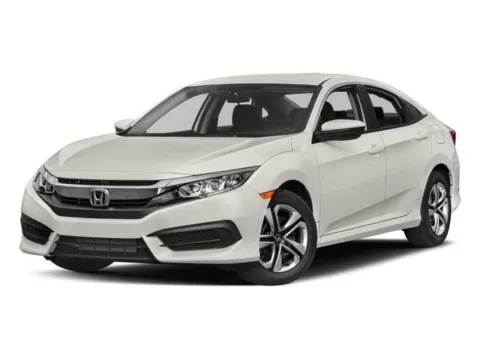 Red 2017 Honda Civic Sedan LX for sale in Alvin, TX