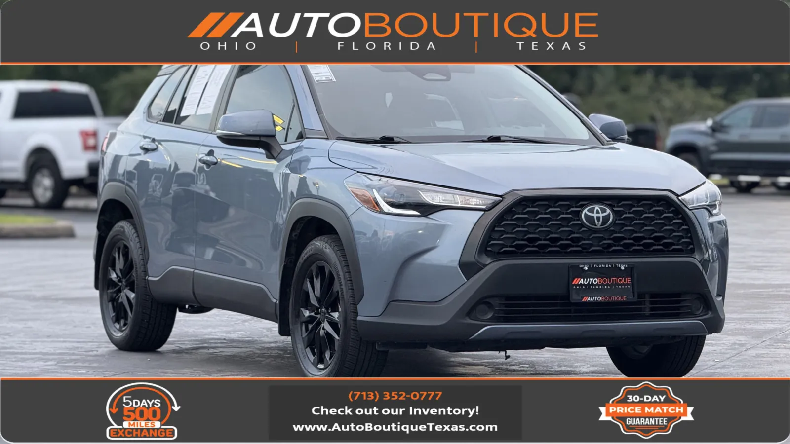 Gray 2023 Toyota Corolla Cross LE for sale in Alvin, TX