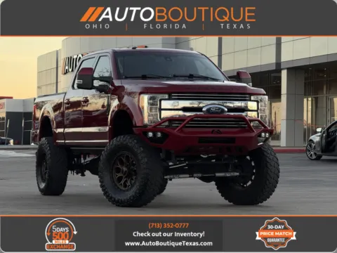 Red 2017 Ford Super Duty F-250 SRW Lariat for sale in Alvin, TX