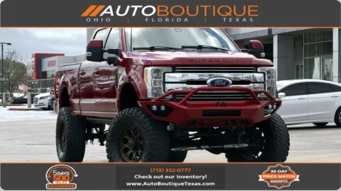 Red 2017 Ford Super Duty F-250 SRW Lariat for sale in Alvin, TX