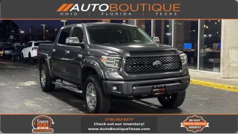 Gray 2018 Toyota Tundra Platinum for sale in Alvin, TX