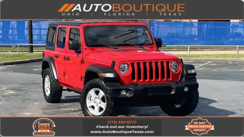 Red 2023 Jeep Wrangler Sport S for sale in Alvin, TX