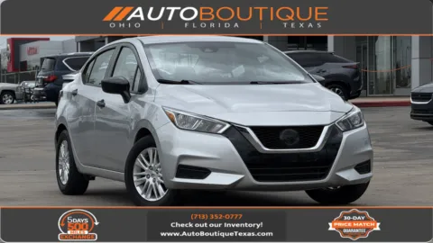 Silver 2021 Nissan Versa S for sale in Alvin, TX