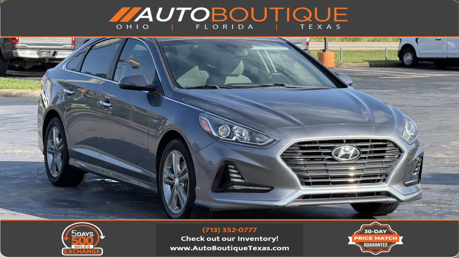 Gray 2018 Hyundai Sonata SEL for sale in Alvin, TX
