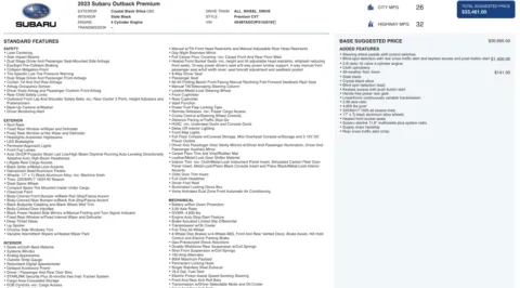 Photos of 2023 SUBARU OUTBACK PR Premium for sale in Alvin, TX at Auto Boutique Texas