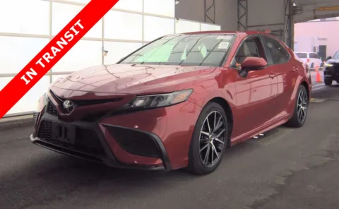 Red 2021 Toyota Camry SE Nightshade for sale in Alvin, TX
