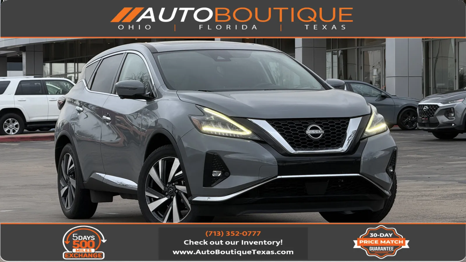 Gray 2023 Nissan Murano SL for sale in Alvin, TX