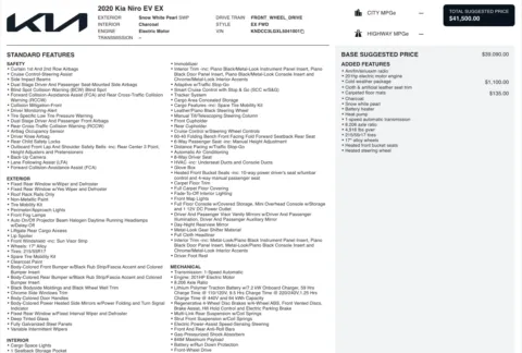 Photos of 2020 Kia Niro EV EX for sale in Alvin, TX at Auto Boutique Texas