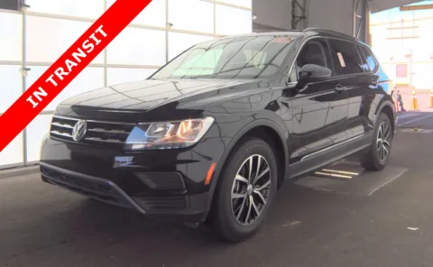 Black 2021 Volkswagen Tiguan SEL for sale in Alvin, TX