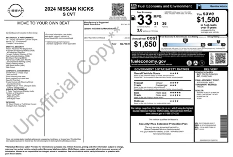 Photos of 2024 Nissan Kicks S for sale in Alvin, TX at Auto Boutique Texas