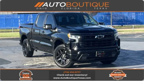 Black 2023 Chevrolet Silverado 1500 RST for sale in Alvin, TX