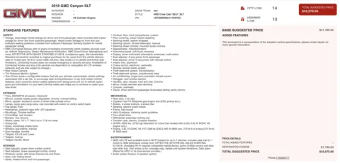 Photos of 2018 GMC Canyon 4WD All Terrain w Leather for sale in Alvin, TX at Auto Boutique Texas