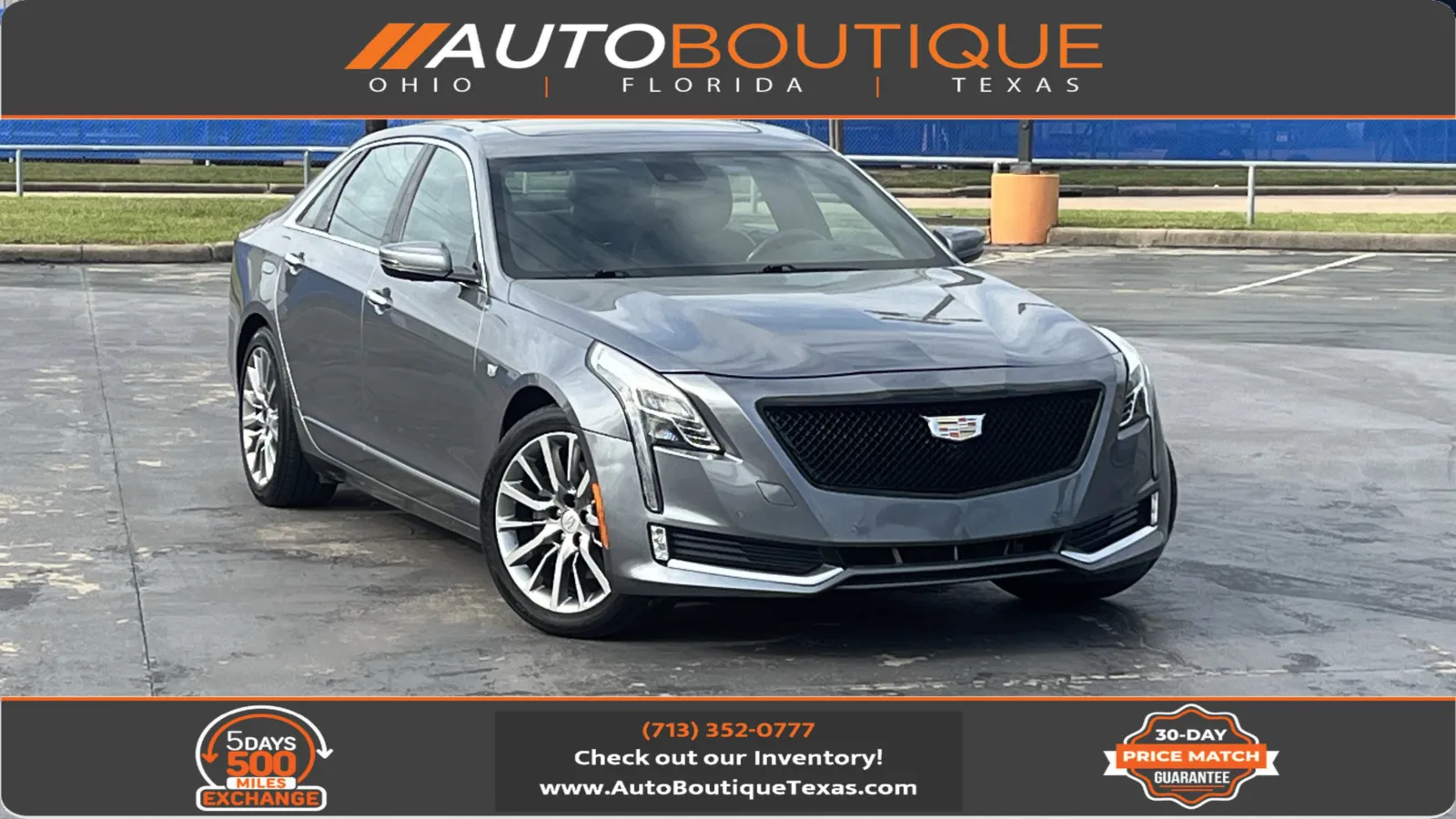 Gray 2018 Cadillac CT6 Luxury AWD for sale in Alvin, TX
