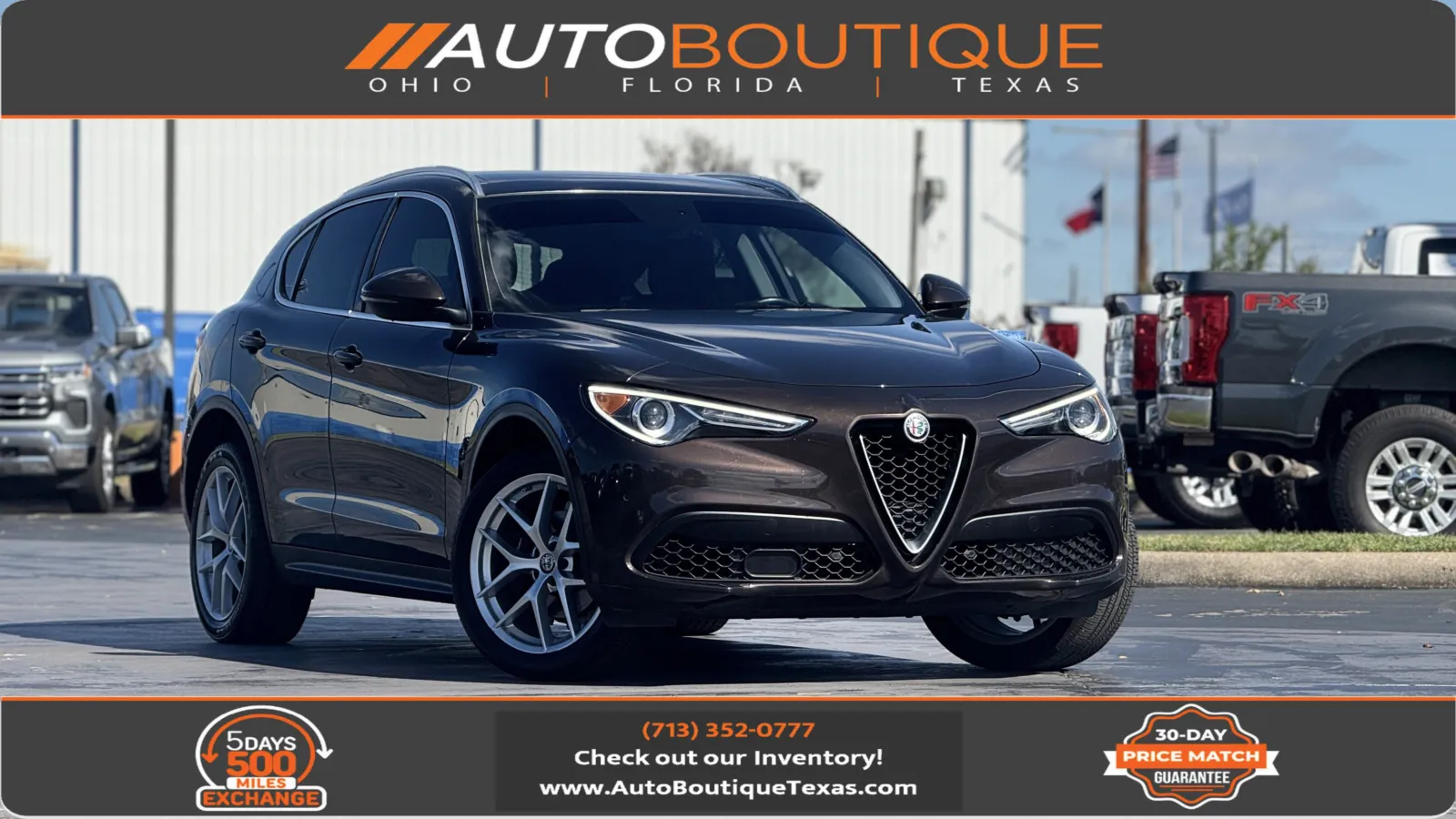 2019 Alfa Romeo Stelvio Ti Lusso for sale in Alvin, TX