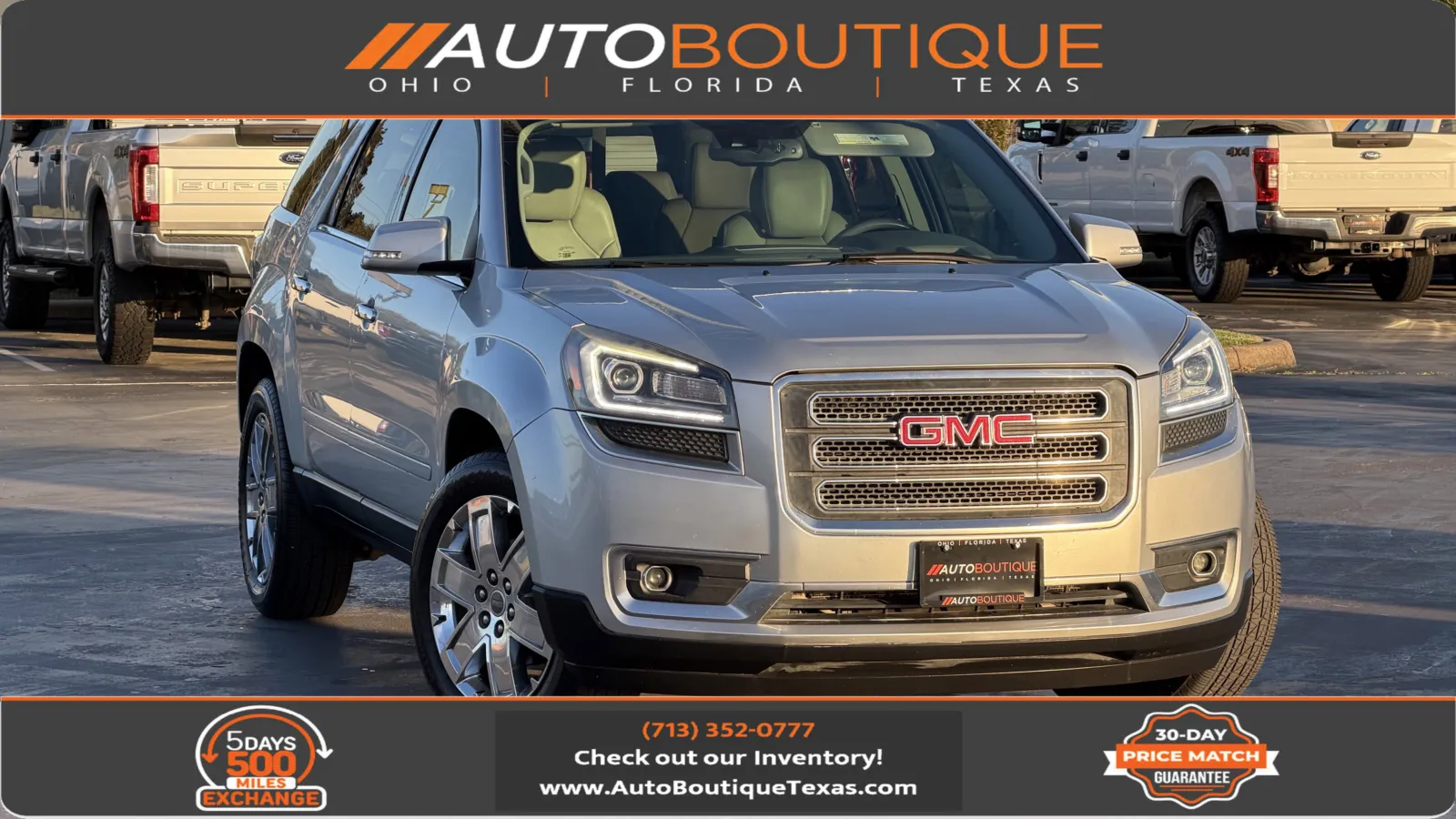 Silver 2017 GMC Acadia Limited for sale in Alvin, TX