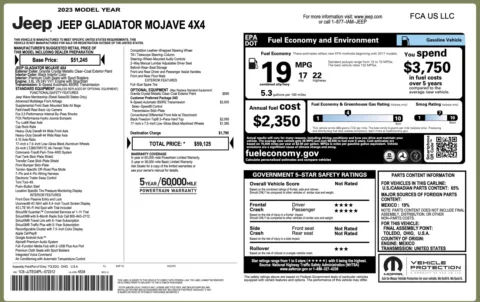 Photos of 2023 Jeep Gladiator Mojave for sale in Alvin, TX at Auto Boutique Texas