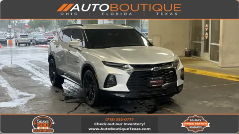 Silver 2022 Chevrolet Blazer RS for sale in Alvin, TX
