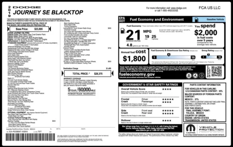 Photos of 2019 Dodge Journey SE for sale in Alvin, TX at Auto Boutique Texas