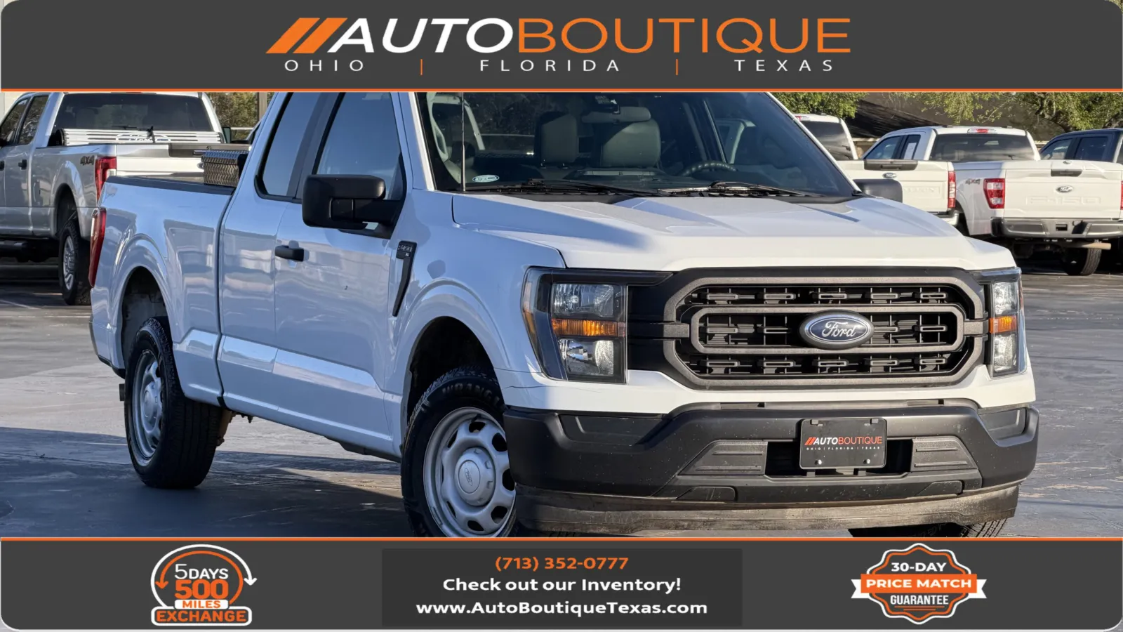 White 2023 Ford F-150 XL for sale in Alvin, TX