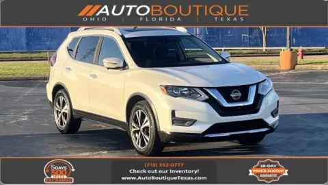 White 2019 Nissan Rogue SV for sale in Alvin, TX