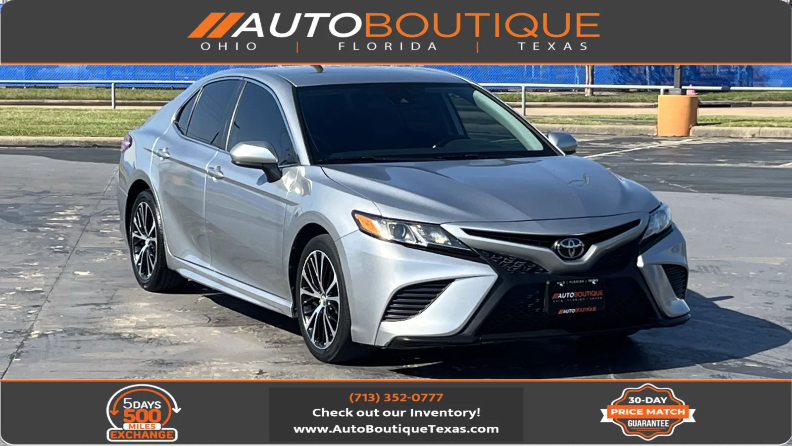 Silver 2020 Toyota Camry SE for sale in Alvin, TX