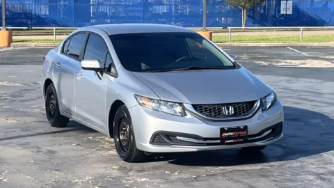 Silver 2014 Honda Civic Sedan LX for sale in Alvin, TX