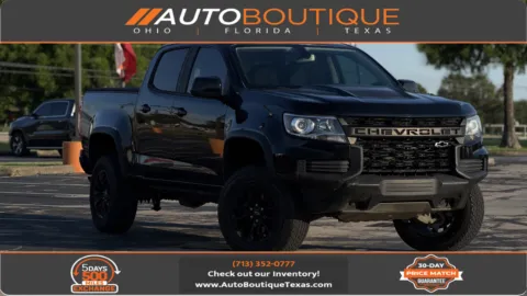 Black 2021 Chevrolet Colorado 4WD ZR2 for sale in Alvin, TX