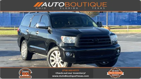 Black 2011 Toyota Sequoia Ltd for sale in Alvin, TX