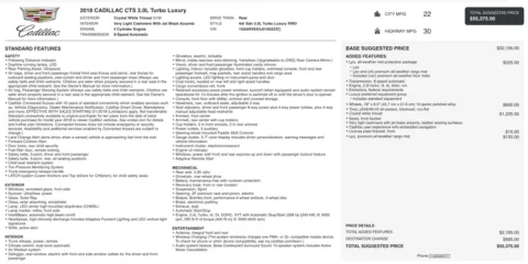 Photos of 2018 Cadillac CTS Sedan Luxury RWD for sale in Alvin, TX at Auto Boutique Texas