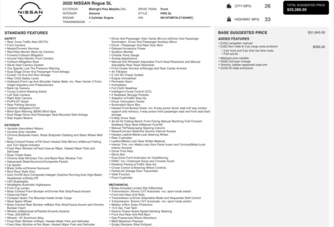 Photos of 2020 Nissan Rogue SL for sale in Alvin, TX at Auto Boutique Texas