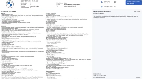 Photos of 2017 BMW X1 xDrive28i for sale in Alvin, TX at Auto Boutique Texas