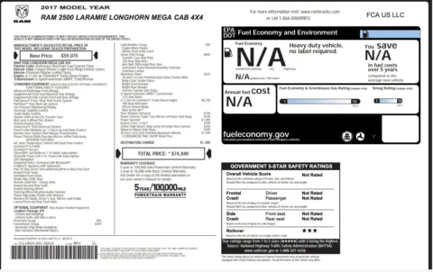 Photos of 2017 Ram 2500 Longhorn for sale in Alvin, TX at Auto Boutique Texas