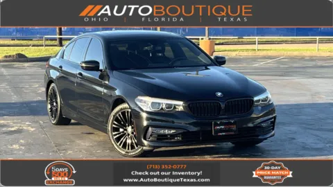 Black 2018 BMW 5 Series 540i for sale in Alvin, TX