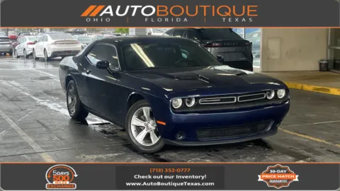 Blue 2016 Dodge Challenger SXT for sale in Alvin, TX