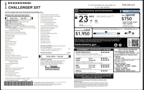 Photos of 2016 Dodge Challenger SXT for sale in Alvin, TX at Auto Boutique Texas