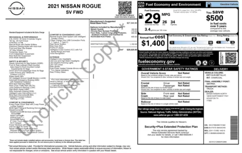 Photos of 2021 Nissan Rogue SV for sale in Alvin, TX at Auto Boutique Texas