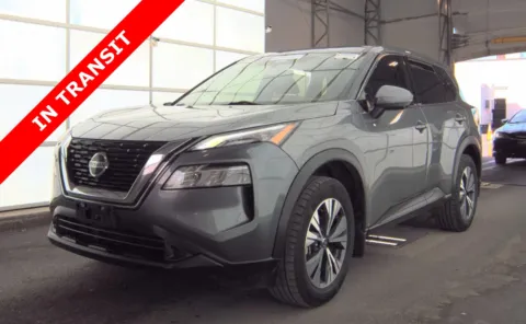 Gray 2021 Nissan Rogue SV for sale in Alvin, TX