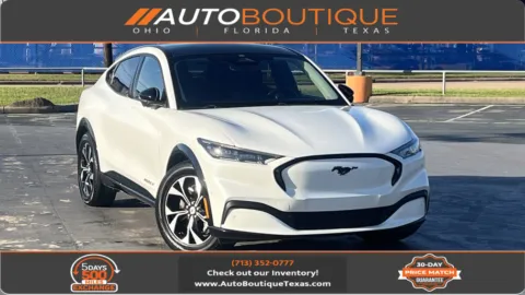 White 2021 Ford Mustang Mach-E Premium for sale in Alvin, TX