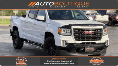 White 2021 GMC Canyon 4WD Elevation for sale in Alvin, TX