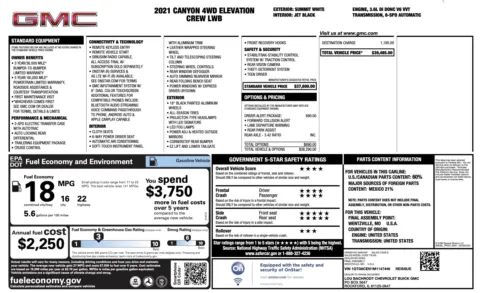 Photos of 2021 GMC Canyon 4WD Elevation for sale in Alvin, TX at Auto Boutique Texas