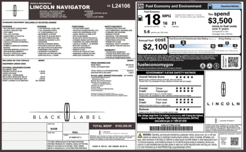 Photos of 2019 Lincoln Navigator L Black Label for sale in Alvin, TX at Auto Boutique Texas