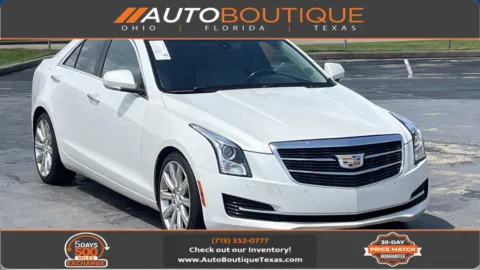 White 2015 Cadillac ATS Sedan Luxury RWD for sale in Alvin, TX