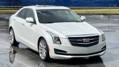 White 2015 Cadillac ATS Sedan Luxury RWD for sale in Alvin, TX