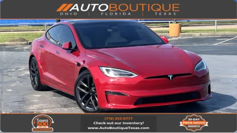 Red 2022 Tesla Model S for sale in Alvin, TX