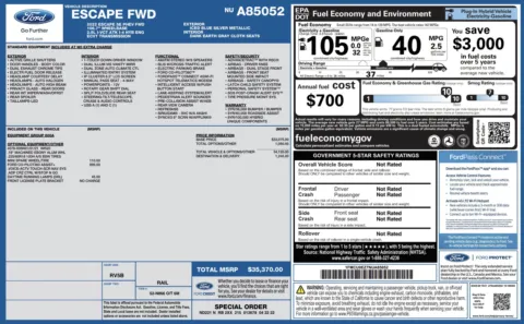 Photos of 2022 Ford Escape SE Plug-In Hybrid for sale in Alvin, TX at Auto Boutique Texas