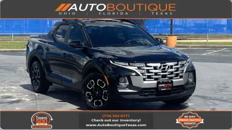 Black 2022 Hyundai Santa Cruz SEL for sale in Alvin, TX