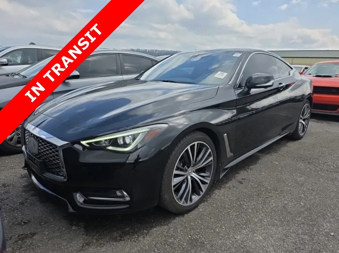 Black 2018 INFINITI Q60 3.0t LUXE for sale in Alvin, TX